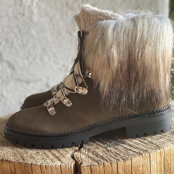 Nine West Alex Faux-Fur Booties Retail Value 139 - Picture 5 of 8